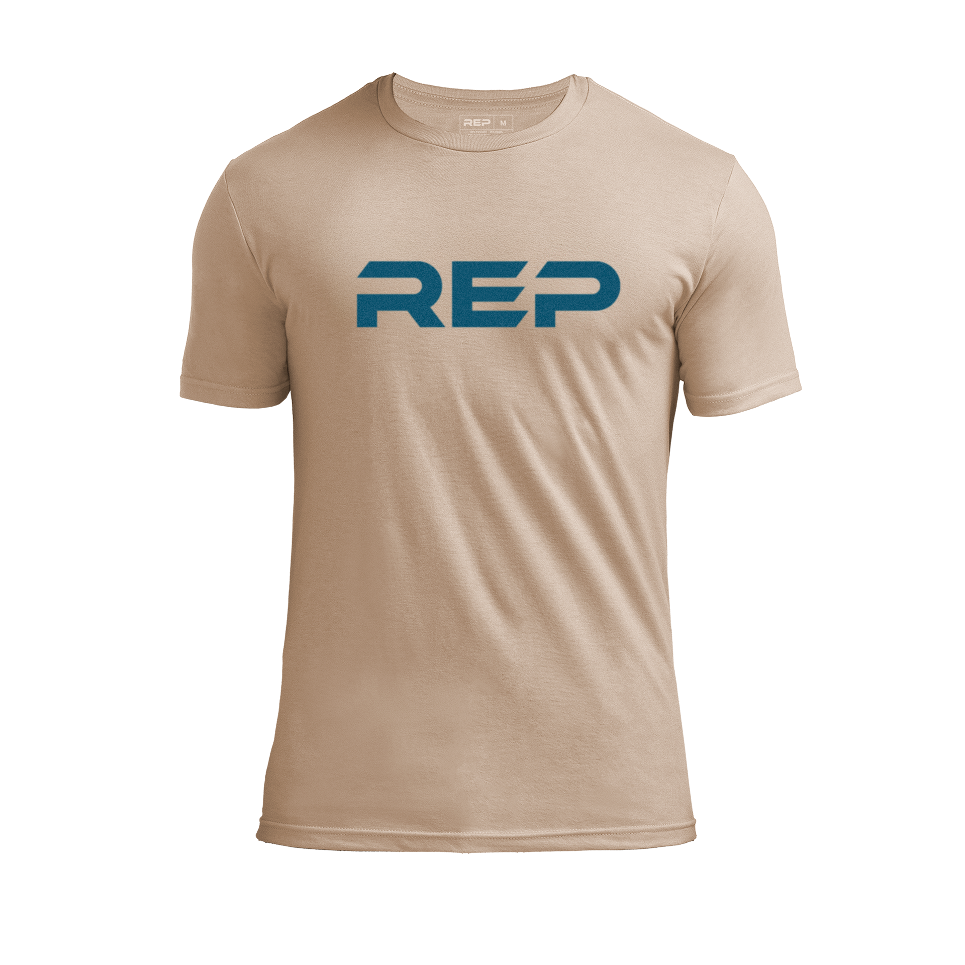 Men's Daily Driver 2.0 Tri-Blend Crew T-Shirt - Heather Desert/Blue / Medium
